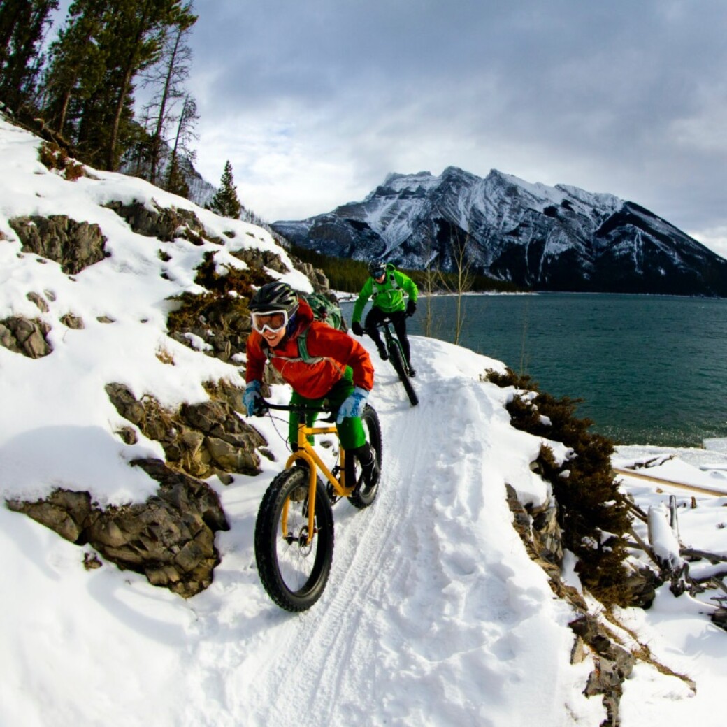 Mountainbiken im Mountainbike Urlaub in Österreich im Winter - Chaletdorf Österreich -ChaletZeit