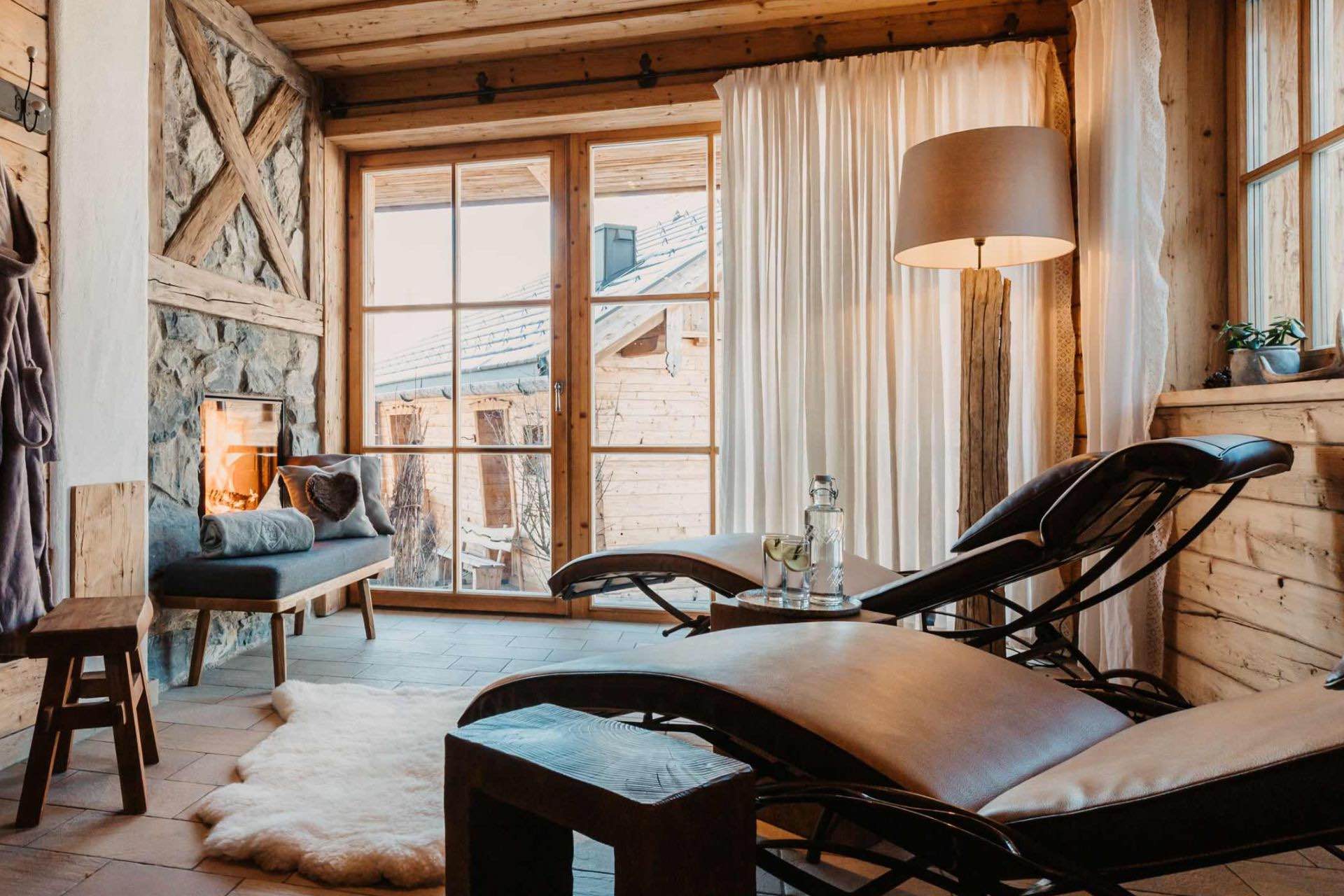 Chalet Österreich - schönster Wellnessbereich direkt im Chalet - Wellness Chalet für 2 - 10 Personen
